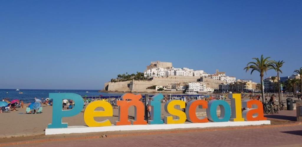 Atico-Duplex En Urb. Penismar En 1ª Linea De Playa Leilighet Peñíscola Eksteriør bilde