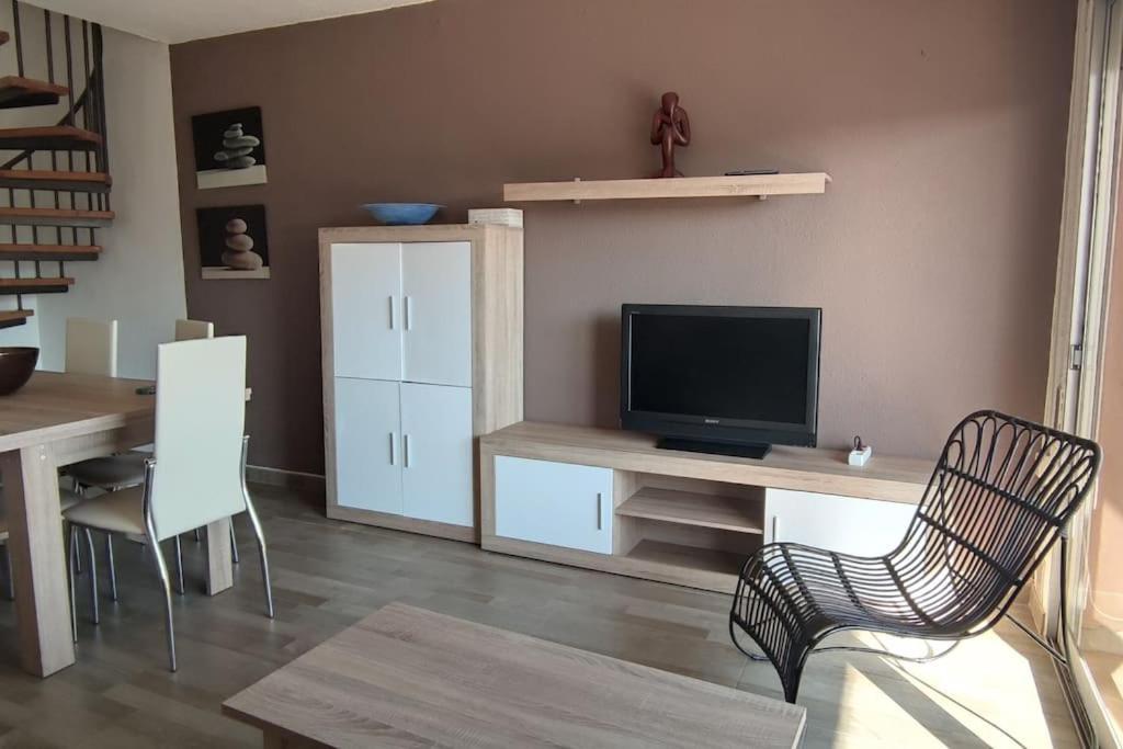 Atico-Duplex En Urb. Penismar En 1ª Linea De Playa Leilighet Peñíscola Eksteriør bilde
