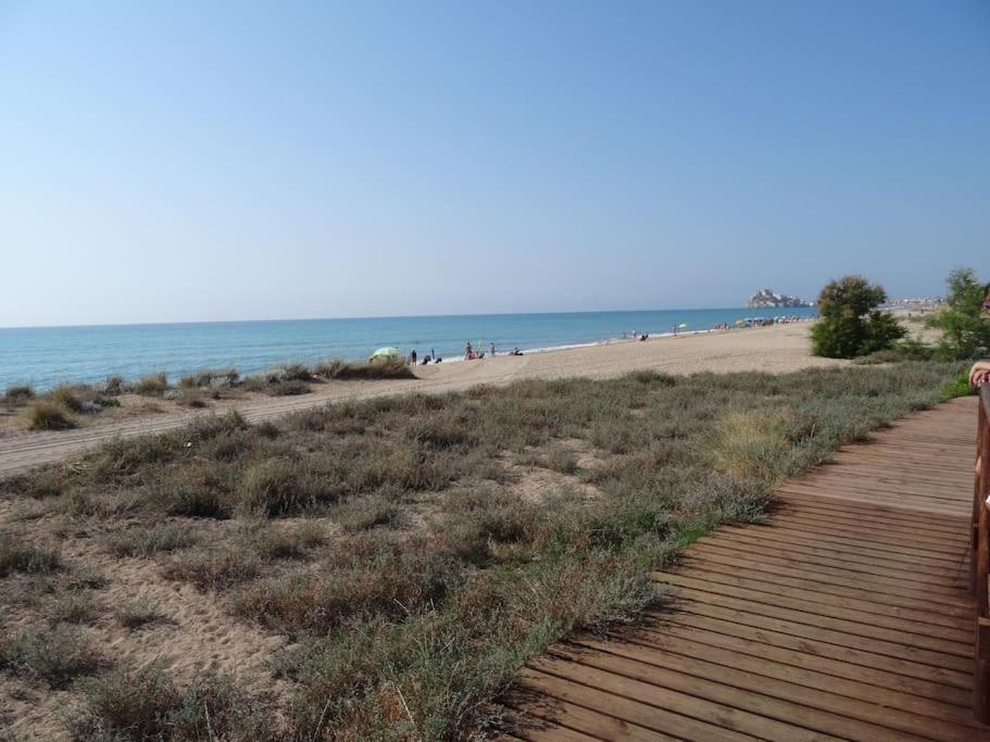 Atico-Duplex En Urb. Penismar En 1ª Linea De Playa Leilighet Peñíscola Eksteriør bilde